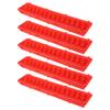 5Set Thicken Bird Feeder Outdoor Hanging Plastic Pigeons Feeding Device Cage Accessory Red