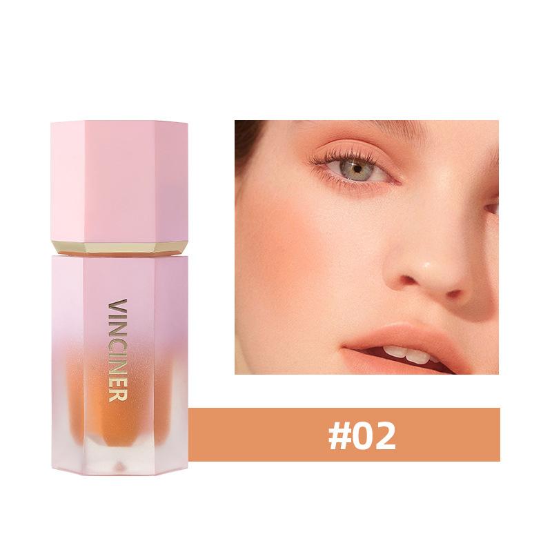 Long-lasting Matte Smooth Liquid Blush 8 Colors with Natural Color Enhancement
