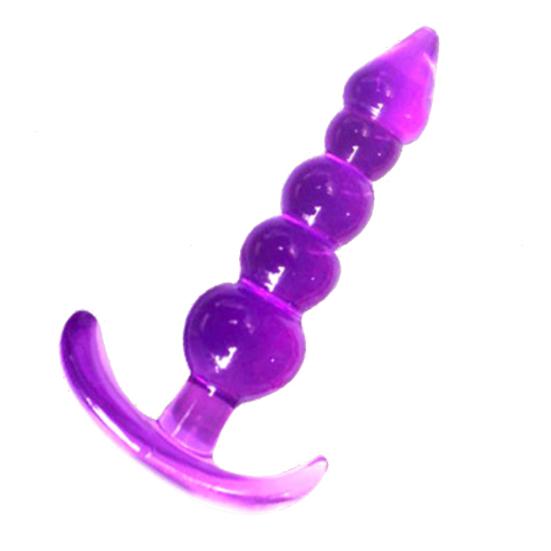 6Pcs Women Men Silicone Anal Beads Butt Plug Adult Sex Toy Prostate Massager