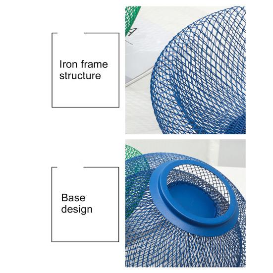 Ciotola per Frutta con Scolapiatto Piano di Lavoro Cucina Conservazione Frutta Cesto Grande Capacità Filo di Ferro Snack