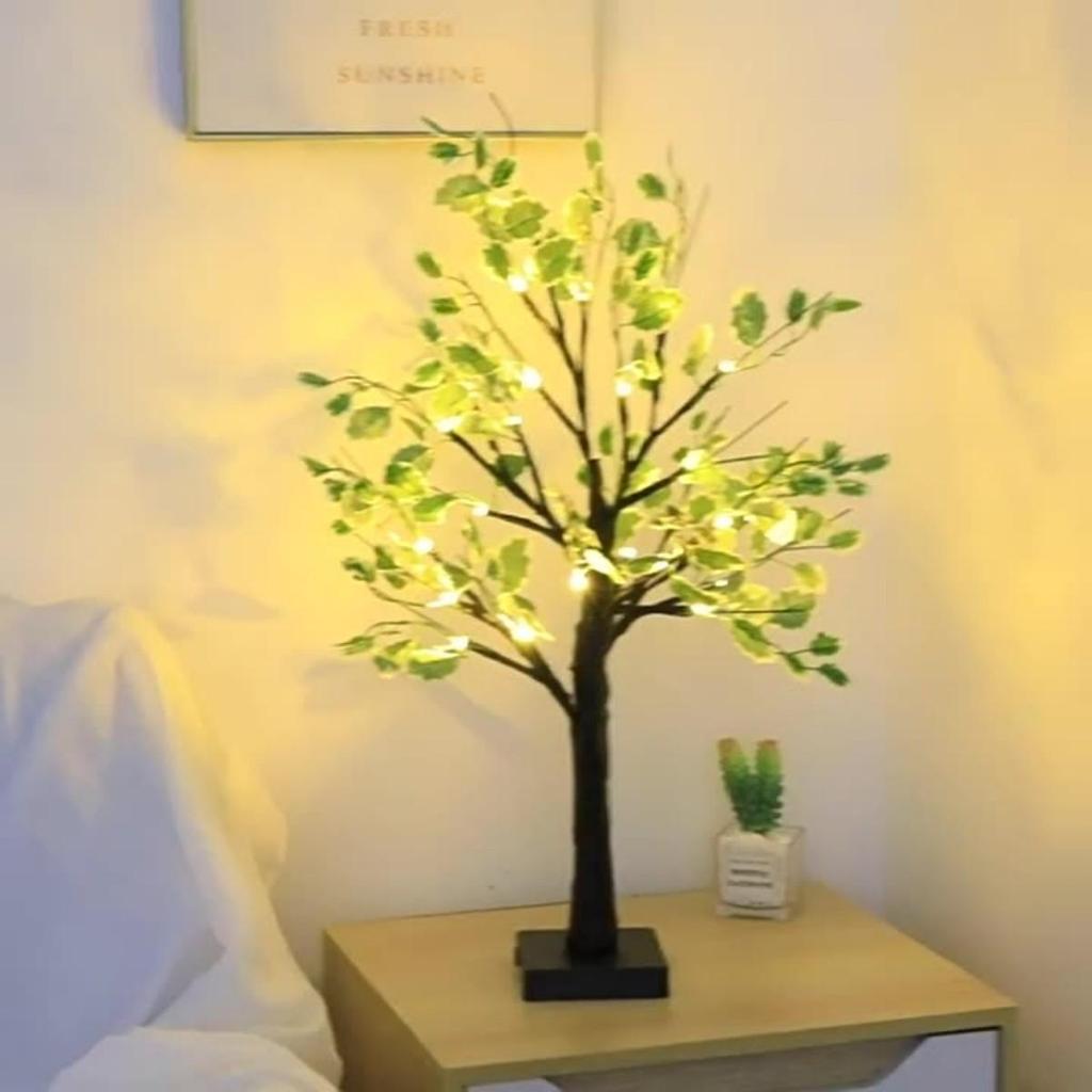 LED Easter Egg and Christmas Birch Tree Lights for Home and Party Decorations
