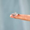S925 Sterling Silver Two-Tone Stone Women's Fashion Cross Ring for Index Finger, European and American Style.