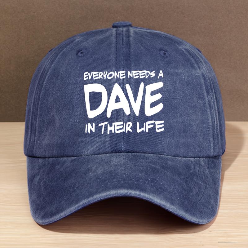 

Vintage Trucker Hat Adjustable Vintage Style Trucker Hat Everyone Needs a Dave in Their Life Washed Baseball Cap One Size