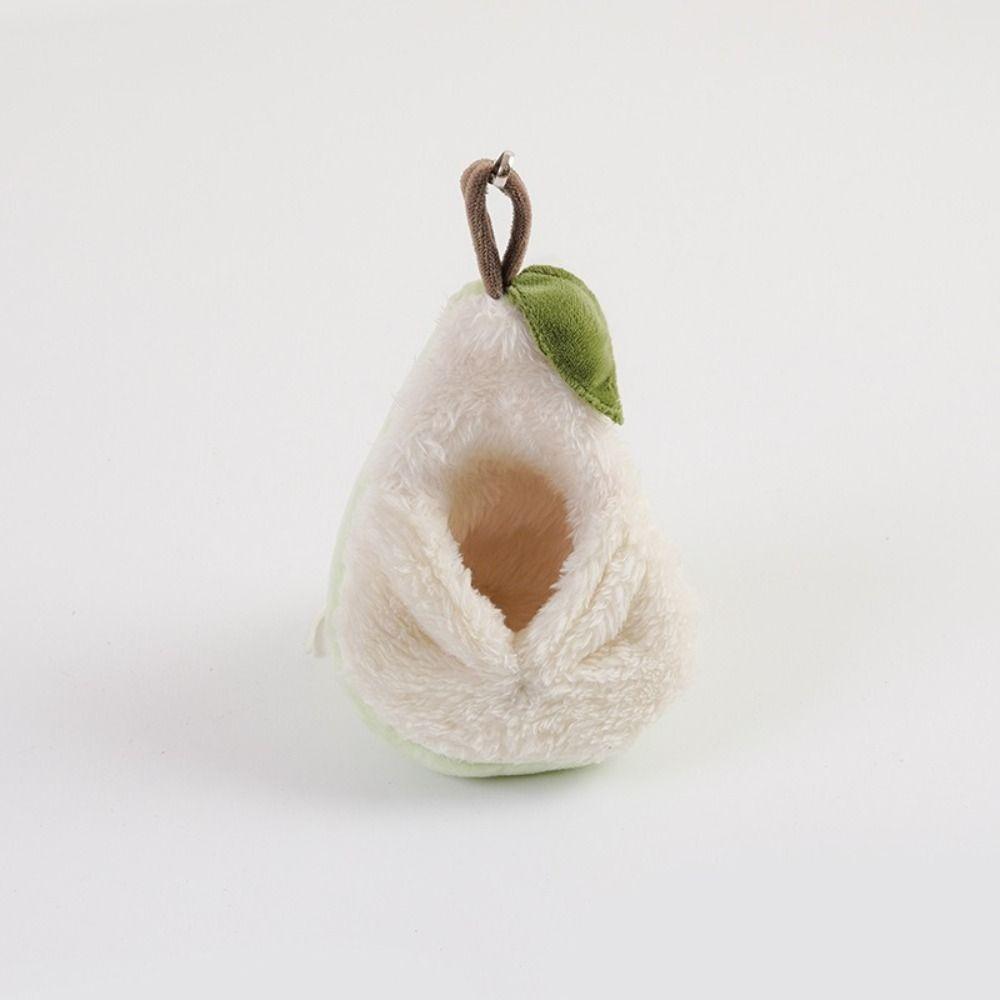 

Plush Hamster Hammock Soft Sugar Glider Hideout Hamster Cage Winter Pet Nest Winter белый