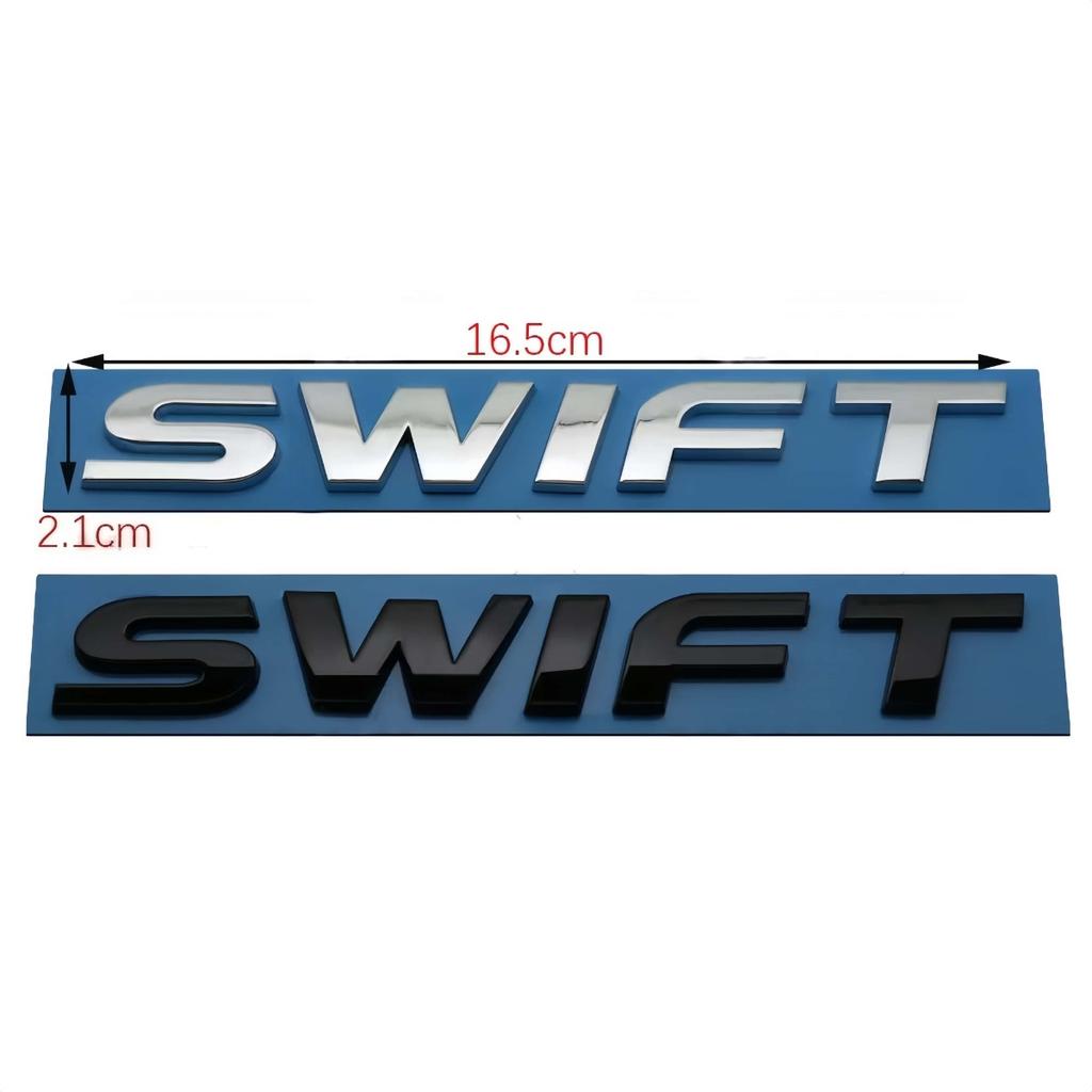 1PC 3D ABS SWIFT VITARA ALIVIO Letters Logo Badge Sticker Car Rear Trunk Steering Wheel Emblem Decal