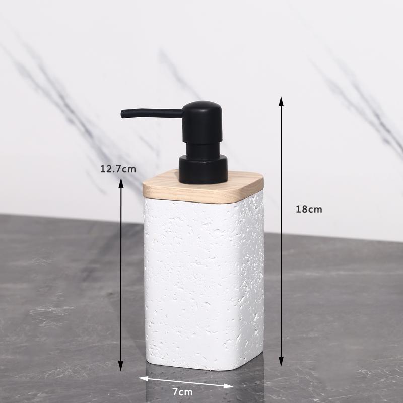 

Yellow hole stone hand sanitizer bottle foam bubbler bottled advanced shower gel pressed empty bottle bathroom Household