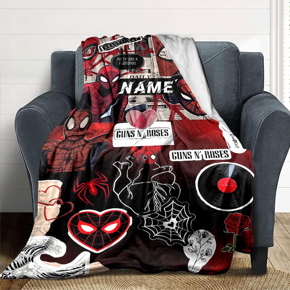 Custom Name Venom Artwork blanket for Couch & Bed, Plush Cozy Fuzzy Blanket Super Soft & Warm Blankets for Fall and Winter. 09089