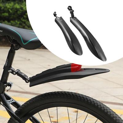 Ensemble Garde-boue VTT Avant et Arrière Accessoire Réglable Pièces de Rechange Assemblage Simple pour