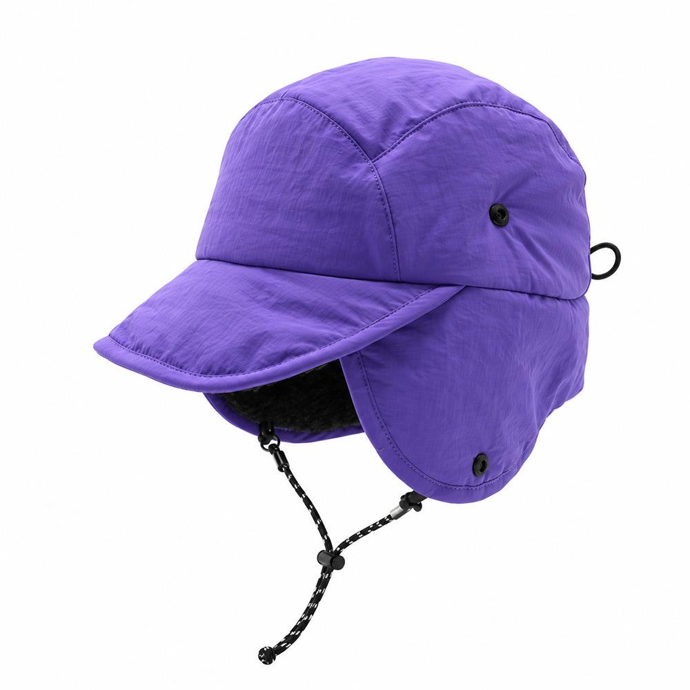 Winter velvet thickened warm Lei Feng hat outdoor sports windproof waterproof ear protection hat cold ski hat
