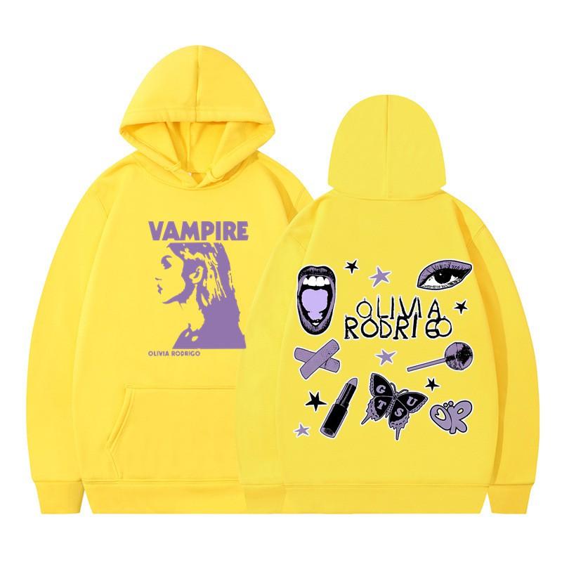 Olivia Rodrigo Graphic Hoodie Women Men Teens Loose Fit Cotton Blend Winter Warm Pullover Sweatshirt