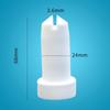 NF21 Sector Nozzle Pump Core: White Powder Coating Machine Accessory, Electrostatic Gun Venturi Tube & Powder Pump