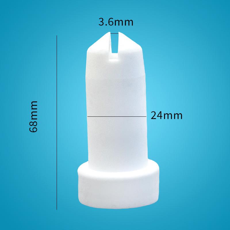 NF21 Sector Nozzle Pump Core: White Powder Coating Machine Accessory, Electrostatic Gun Venturi Tube & Powder Pump