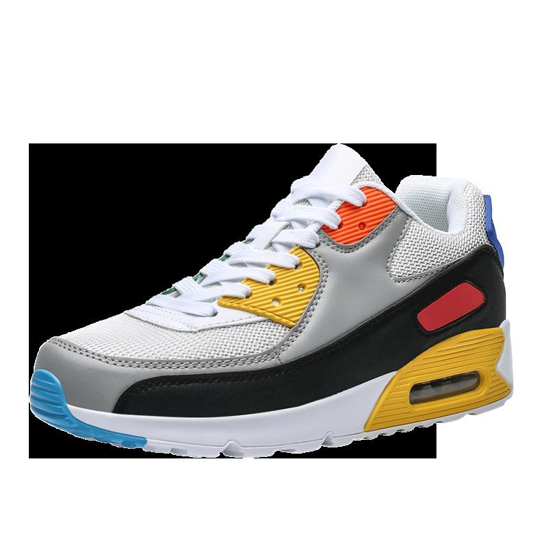 Men s shoes outdoor large size sports white shoes spring men s couple air cushion 36