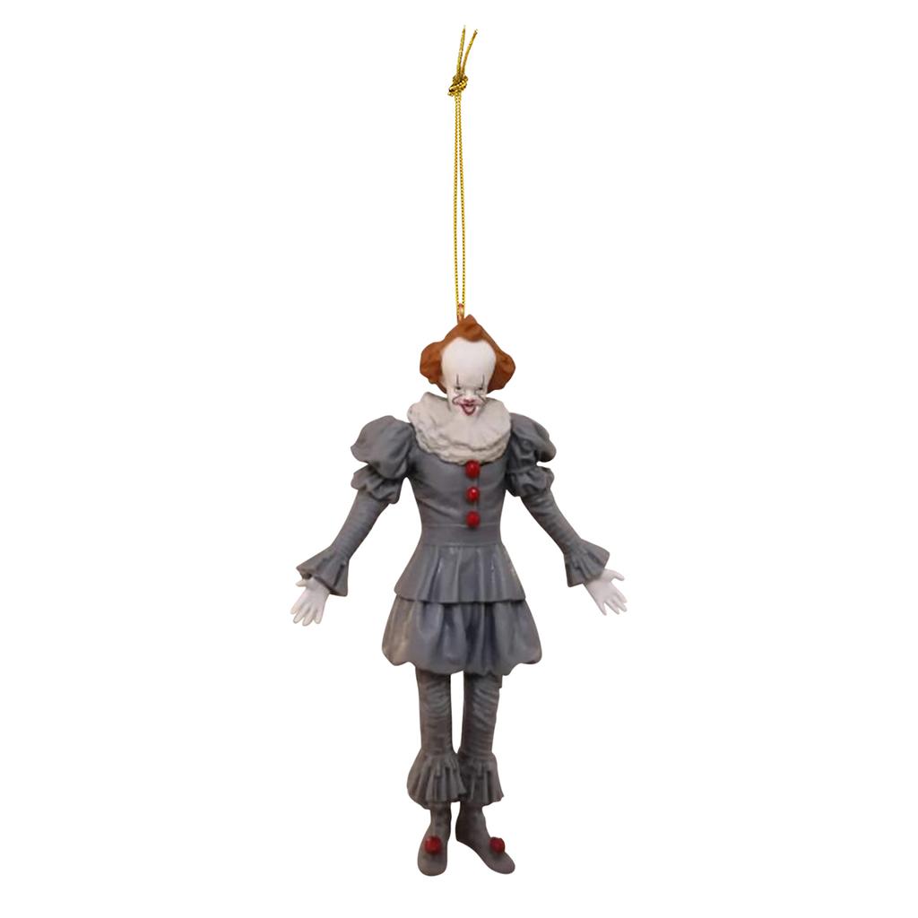 Acrylic Flat Horror Gnome Pendant Halloween Theme Car Interior Rearview Mirror Hanging Ornament Home Decor Accessories