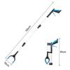 Portable Foldable Litter Picker Grabber Tool Lightweight Wide Claw Trash Reacher for Outdoor Camping Cleaning