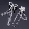 Silver Alloy Magnetic Button Clips Fixing Hem Non-hole Waist Buckle Shorten Trouser Clip