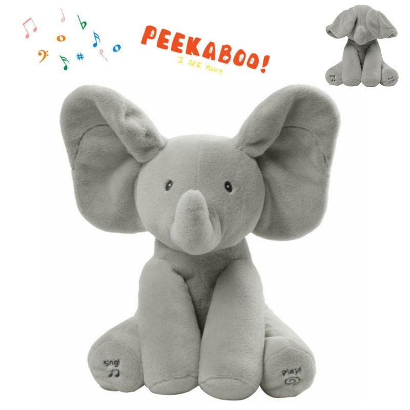 Animierter sprechender Guck-Guck und singender Elefant Baby Kinder Bildungsgeschenke