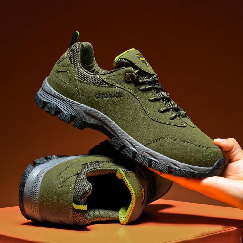 

Походные ботинки Спортивная обувь для ходьбы Дышащая и удобная Нескользящая Универсальная Износостойкая Мужская повседневная обувь 39 зелёный