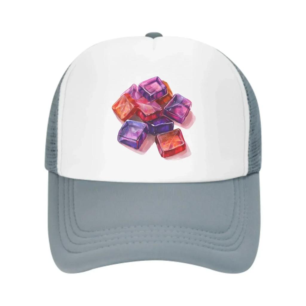 Colored Candy Spring Summer Leisure Sports Daily Sun Hat Fishing Outdoor Men's and Women's Truck Caps Fashion Casquette
