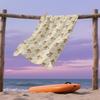 Teddy Bear & Bows Oversized Microfiber Beach Towel Sand Proof Quick Dry, Absorbent for Swimming Pool Travel Camping