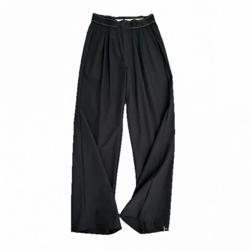 2026 Womens Wide Leg Straight Pants Breathable Loose Casual Sports Trousers