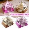 18.5cm Camping Tent Model Mini Outdoor Camping Tent Miniature Simulated Outdoor Tent Ornament Doll Small Tent Photo Props