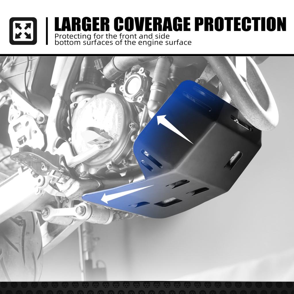 For 2000-2024 Suzuki DR-Z 400 400E 400S 400SM DRZ400 DRZ400E DRZ400S DRZ400SM Motorcycle Skid Plate Engine Guard Cover Protector