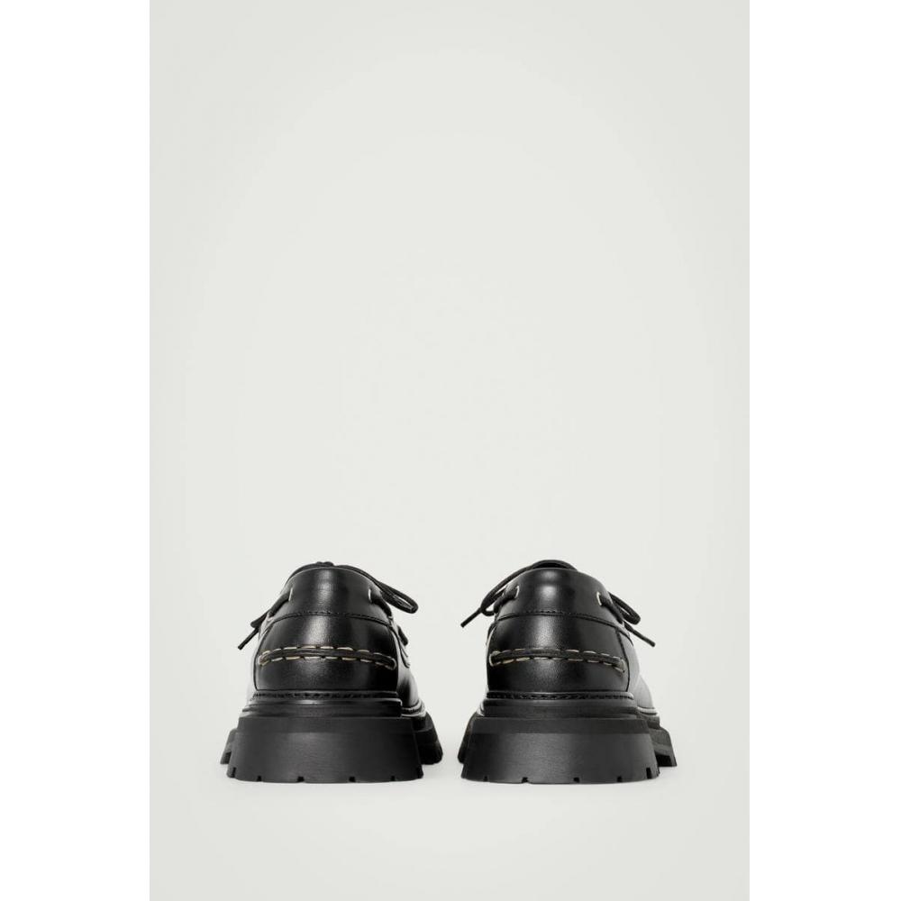 Cos Japan Chunky Leather Boat Shoes