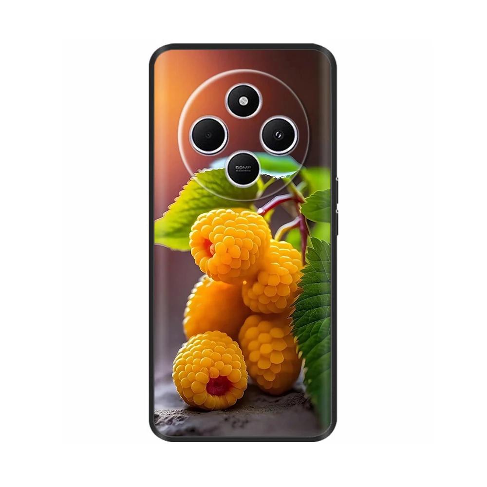 Shockproof Funda For Xiaomi Redmi A4 5G Case 6.88" Soft TPU Silicone Phone Cover For RedmiA4 2024 A 4 Capas Printed Heart Flower