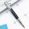 Brass Sandalwood Gun Handle Ballpoint Pen, Engravable Submachine Gun Design