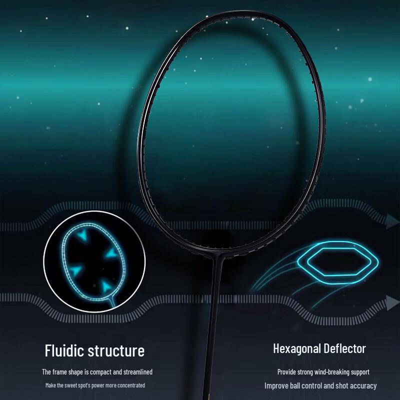 Longchan Full Carbon Fiber Badminton Racket