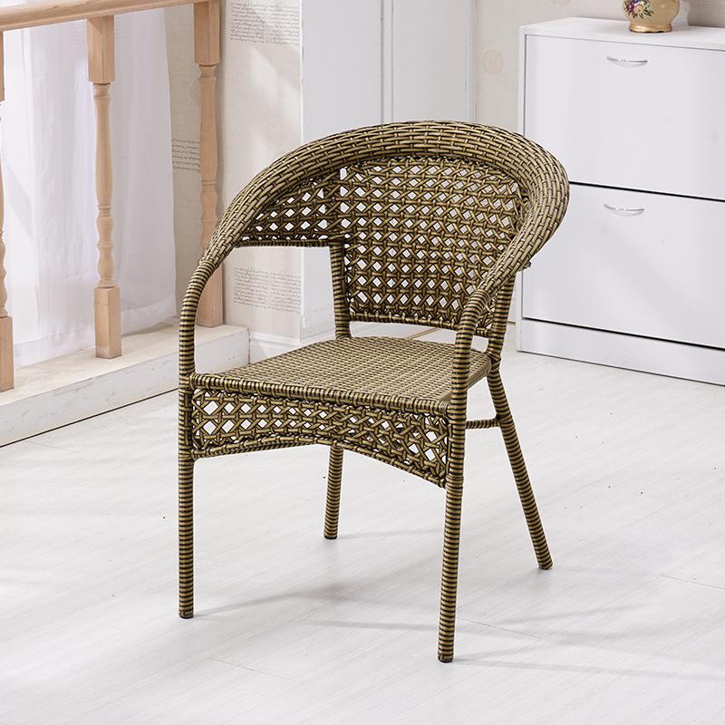 

Уличный стол и стул Стол и стул из ротанга для отдыха на открытом воздухе в кафе на балконе Стол и стул для двора из цельного дерева для кофе