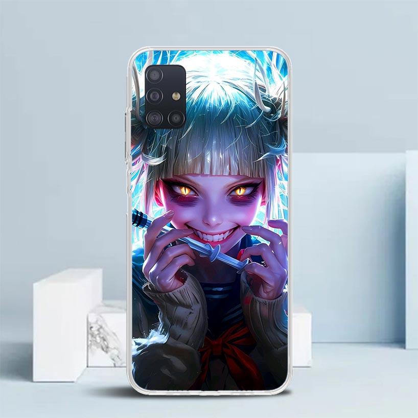 Himiko Toga My Hero Fashion Phone Case For Samsung Galaxy A52 A32 A22 A12 A51 A50S A30S A10S Note 20 Ultra 10 S10 Plus A31 A20 A