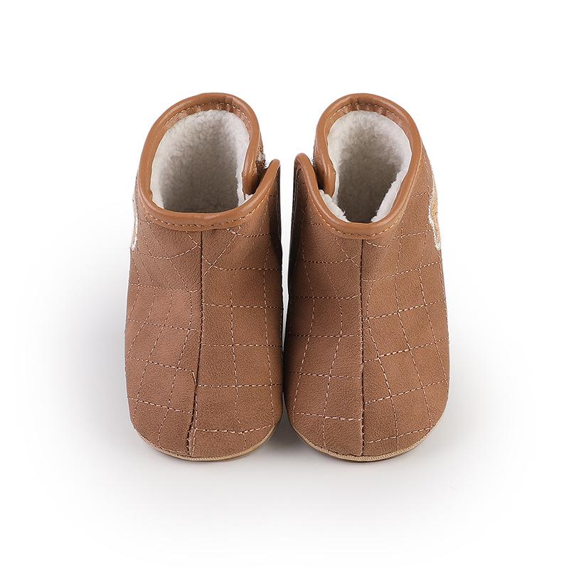 Winter Baby Walker Shoes: Warm Velvet Cartoon Shoes for 0-1 Year Old Boys & Girls