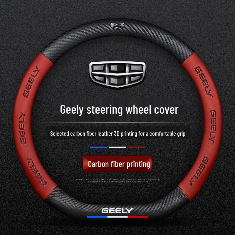 Geely Boyue Pro & Emgrand GL Steering Wheel Cover - Compatible with Binyue, Binrui, Xingyue, Xingrui, New Vision X3, X6