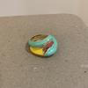 Exaggerated Design Enamel Parrot Ring Metal Material Adjustable Ring  Party Gifts