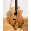 fieldlabo Cowhide Leather Guitar Strap for Electric Guitar, Acoustic Guitar, and Bass. Soft and supple, it develops a unique character with use! (Brow