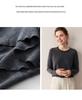 Women's Pure Wool Round Neck Knit Sweater - Autumn/Winter Base Layer