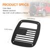 For Jeep Wrangler TJ YJ 1987-2006 Tail Lght Cover Frame Rear Lamp Hood Aluminum Protector Guard Shell U.S. Flag Shape Hollow Out