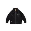 ROPUCHA Men's Retro Multi-Pocket Lapel Workwear Jacket FJ075