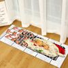 Christmas Household Bathroom Absorbent Non-Slip Mat Living Room Kitchen Sand Carpet Doormat Long Floor Mat
