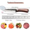 Professional Japanese Knife Meat Cleaver Bone Cleaver Forging Knife Stainless Steel Kitchen Knife Cooking Tools Boning Knife