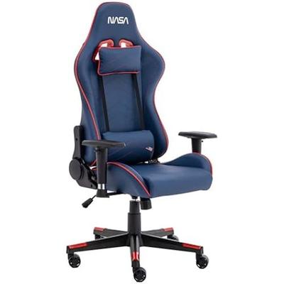 Cadeira - NASA - GAMER - Ajustável em altura - Com braços - Preta
