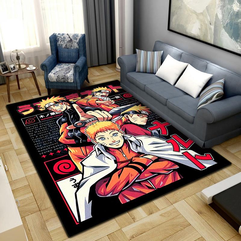 Anime-Naruto  Area Carpet for Living Room Bedroom Home Decor Cool Movie Mat Floor Mat -LXR73