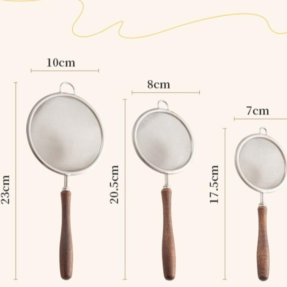 New Stainless Steel Matcha Sifter Very Fine Mesh Rust-Proof Tea Strainer Easy to Clean Small Food Sifters for Kitchen