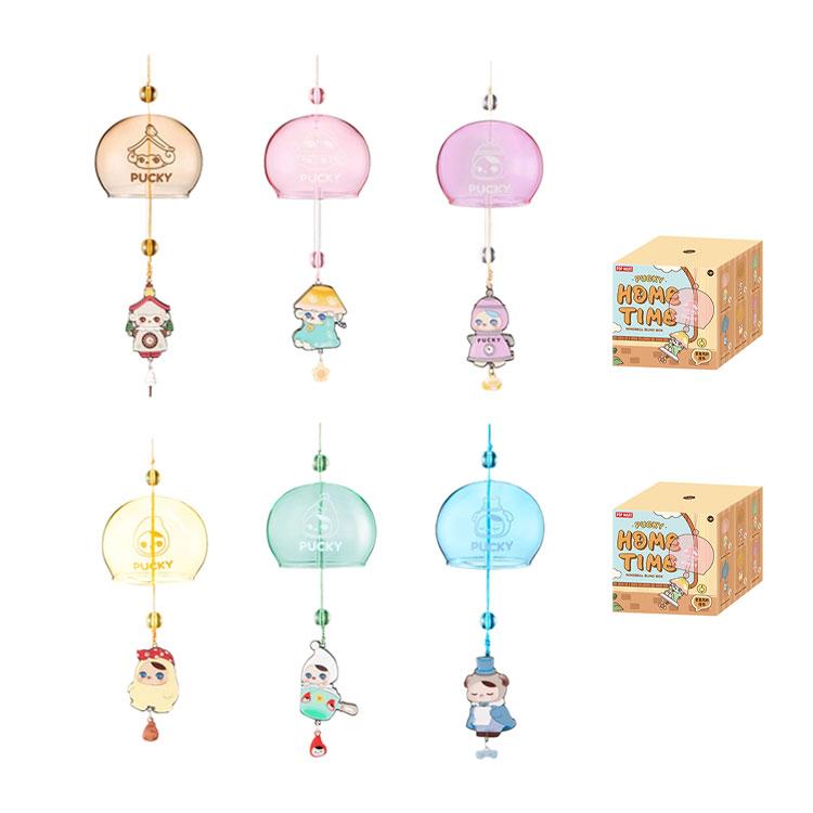 New POP MART Pucky Elf Home Time Collection, Bellflower Charm Mystery Boxes Single Mystery Box/Full Box 6 Pcs PPMT-2401-0046