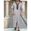 Men S Long Sleeve Embroidered Robe Style Festival Dress Shirt