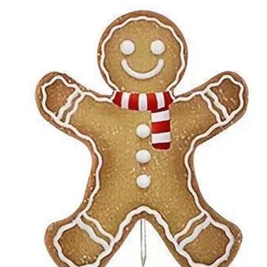 Velké vánoční ozdoby na stromeček s mátovými lízátky/perníkem, plastové ozdoby na vánoční stromeček, vánoční párty, váza