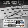 2/3/4/5Pcs Serrated Serrated Tooth Drill Bit High Hardness Tile Drill Bit  Drilling Tool