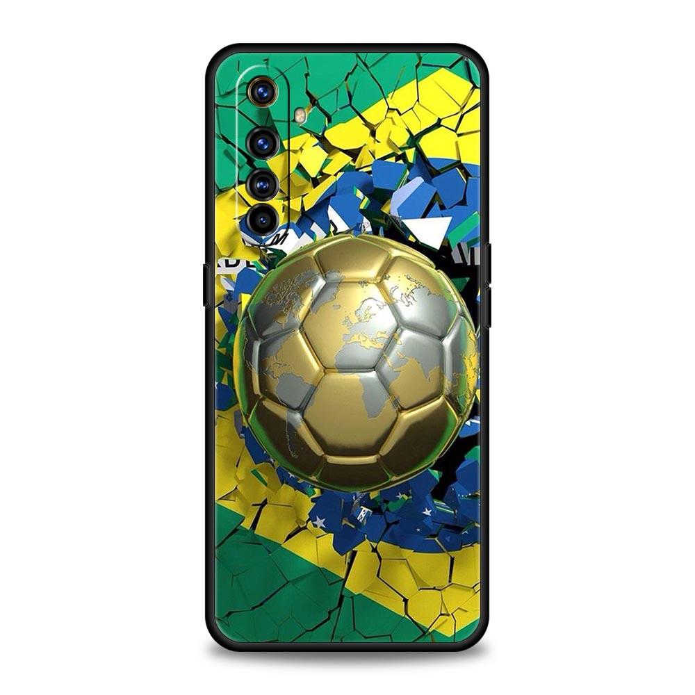 

For Realme 10 9 8 5G 7 6 GT2 Pro Plus 9i 8i C21 C11 C25 C35 Soccer ball Football Field Phone Case For Realme GT Neo 2 3 3T Cover Realme GT Neo 3